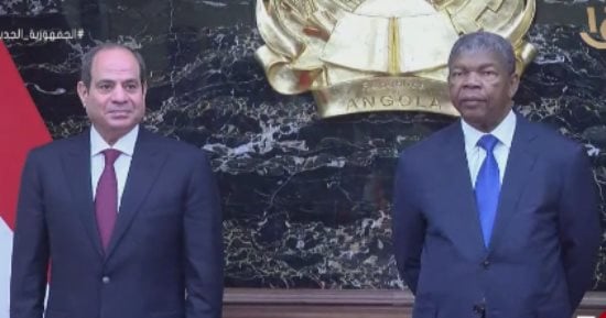 الرئيس السيسى ونظيره الأنجولى يشهدان مراسم التوقيع على عدد من الاتفاقيات