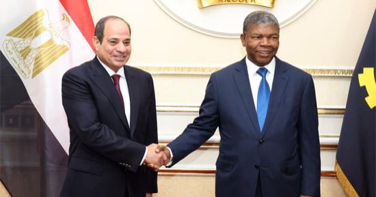 رئيس أنجولا يثمن الدور الفاعل للرئيس السيسى في معالجة القضايا الأفريقية