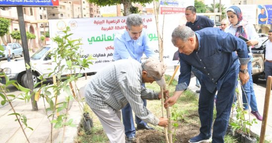 محافظ الغربية يتفقد أعمال التطوير بكفر الزيات