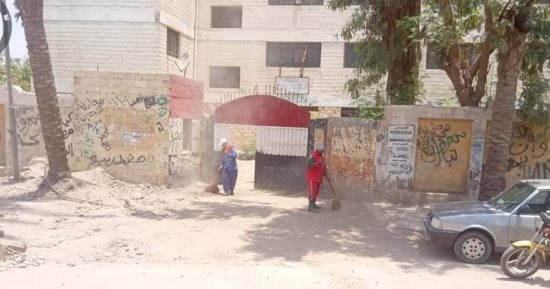 حملات لرفع الإشغالات بمحيط مدارس القاهرة استعدادا لامتحانات الثانوية العامة 