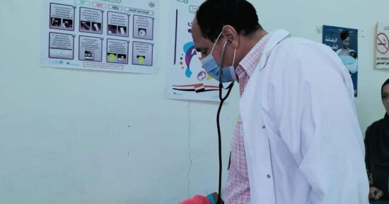 الكشف الطبى المجانى على 944 مواطنا فى قافلة طبية بالمنوفية