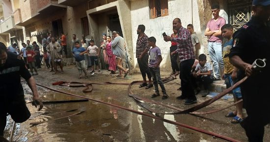 السيطرة على حريق بشارع شجر الدر بمركز ناصر شمال بنى سويف
