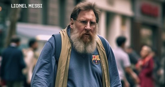 عجزوا وبكرش.. مصور هندى يتخيل أشهر لاعبى كرة القدم بعد تقاعدهم.. منهم ميسى