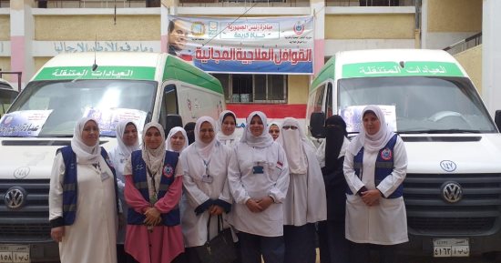 الكشف على 4260 مريضا بقوافل "حياة كريمة" الطبية بالغربية.. صور 