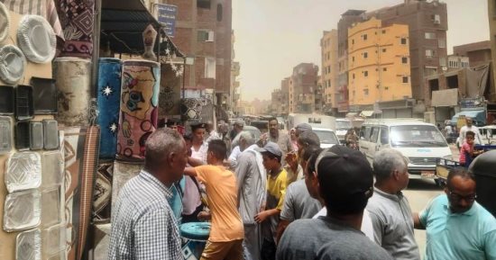 حملة مرافق لإزالة إشغالات وتعديات المحلات والباعة المتجولين في الجيزة 
