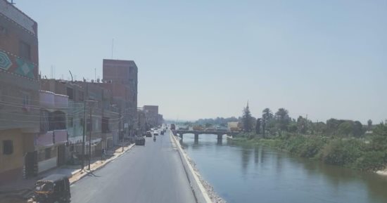 انتهاء تطوير طريق الرياح الناصرى نكلا برقاش بمنشأة القناطر.. صور
