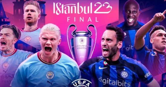 انطلاق مباراة مانشستر سيتي ضد إنتر ميلان في نهائي دوري أبطال أوروبا
