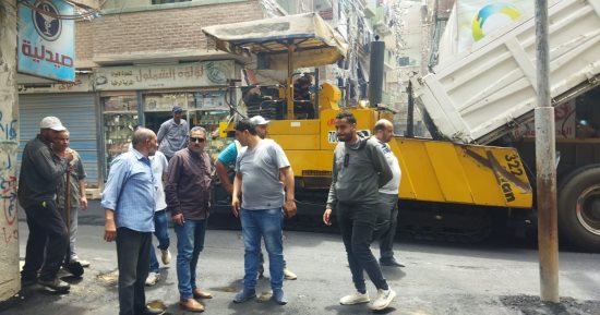 أعمال توسعة ورصف وتطوير بشوارع عدد من مدن ومراكز محافظة كفر الشيخ.. صور