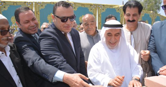 وضع حجر أساس معهد ديني نموذجي بقرية ديو الوسطى بالسنبلاوين 