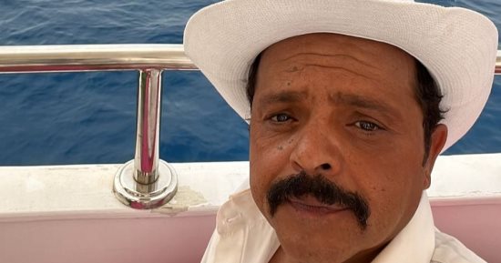 محمد هنيدى "بشنب" فى كواليس فيلم البريمو