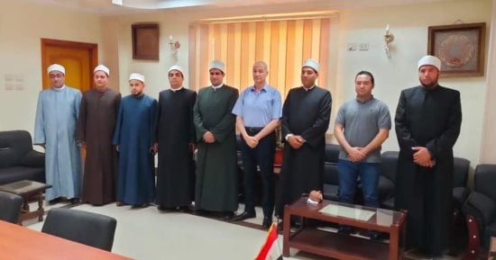 قافلة دعوية من الدقهلية للتوعية وتصحيح الفكر فى كفر الشيخ