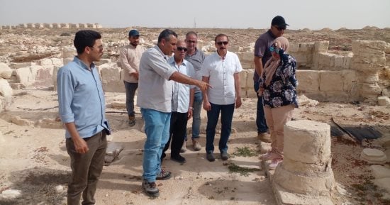 ترميم الجبانة والحي السكني بمنطقة مارينا الأثرية بالعلمين تمهيدا لفتحها للزيارة