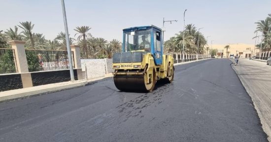 تطوير مدخل المنطقة الأثرية بسقارة ليصبح بعرض 18مترا.. صور