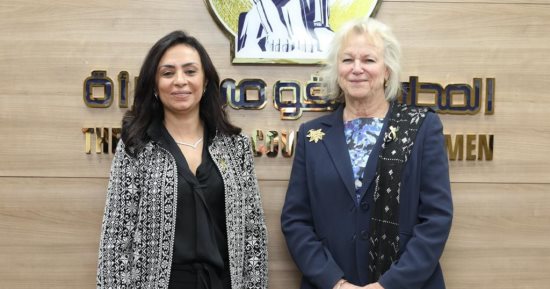 مايا مرسى تستقبل البارونة فيونا هودجسون رئيسة المجموعة البرلمانية للأحزاب المعنية بالمرأة