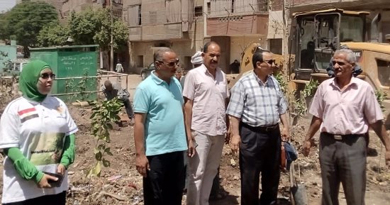 تحويل أكبر نقطتى تجميع مخلفات صلبة لحدائق صديقة للبيئة بمدينة القوصية بأسيوط