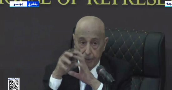 رئيس مجلس النواب الليبى: لم نتسلم من لجنة (6+6) أى قانون بشكل رسمى حتى الآن