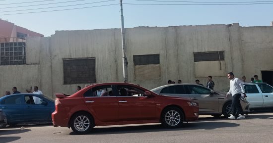 دخول طلاب الثانوية العامة اللجان ببنى سويف.. صور