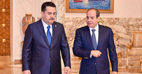 "الأنباء" الكويتية تبرز تأكيد الرئيس السيسى دعم مصر لأمن واستقرار العراق