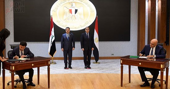 رئيس الوزراء العراقى: توقيع 11 اتفاقية تعاون مع مصر