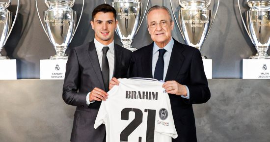 ريال مدريد يقدم براهيم دياز فى حفل اليوم بعد اجتياز الكشف الطبي