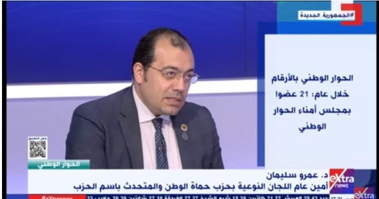 حزب حماة وطن لـ"إكسترا نيوز": القطاع الزراعى يحتاج إلى دعم مركز البحوث