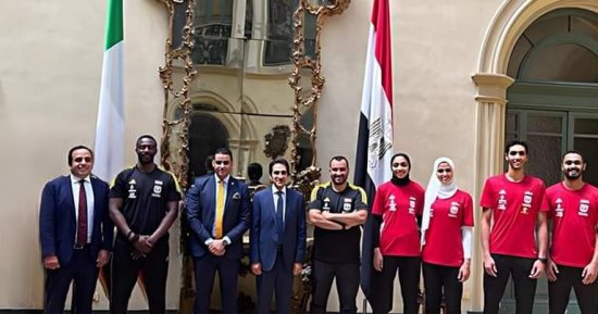منتخب التايكوندو فى ضيافة السفارة المصرية بروما.. صور