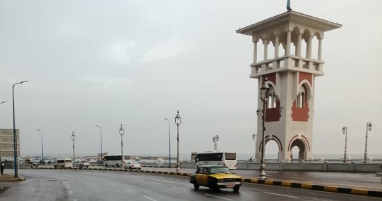 هطول أمطار رعدية بالإسكندرية وانخفاض ملحوظ فى درجات الحرارة.. صور 