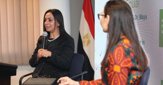 مايا مرسى تستعرض طرح مصر الدولى حول المرأة وتغير المناخ  