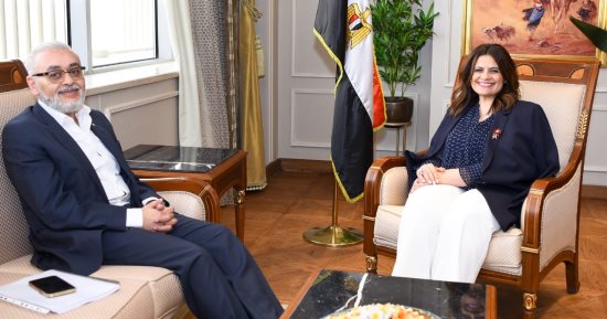 وزيرة الهجرة تلتقى الدكتور ناصر فؤاد لمتابعة تنفيذ المدينة الطبية العالمية