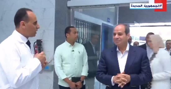 الرئيس السيسى يطمئن على جودة الخدمات بالأبعادية: بنعمل ده عشان خاطر الناس
