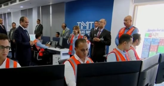 مدير محطة تحيا مصر للرئيس السيسى: حجم التداول يصل إلى 1.5 مليون حاوية