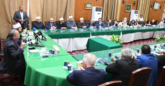 قيادات الكنيسة الإنجيلية يهنئون وزير الأوقاف وقيادات الوزارة بعيد الأضحى