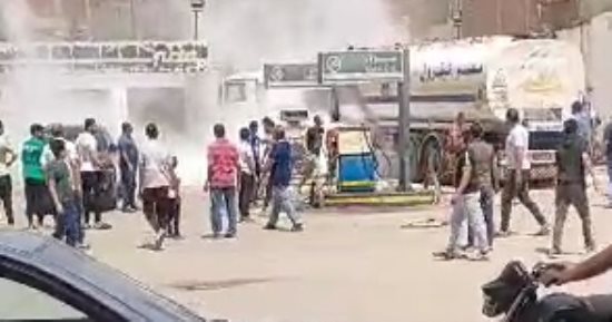 السيطرة على حريق بمحطة وقود فى القنطرة غرب بالإسماعيلية دون خسائر بشرية 