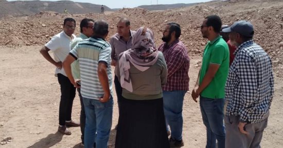حياة كريمة.. بدء مشروع محطة معالجة الصرف بكسارة أبوالريش بأسوان