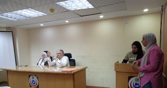 وكيل صحة الدقهلية يجتمع بمدير الطب العلاجى ومديرى المستشفيات 