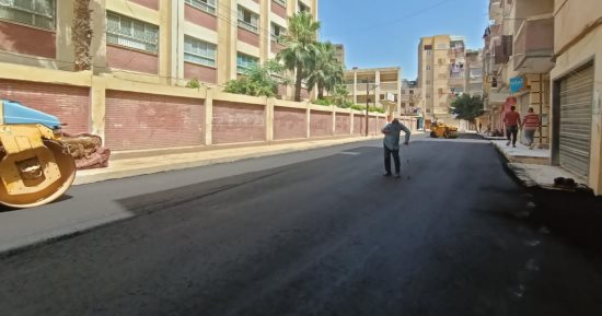 رصف الطرق بمدن ومراكز فوه والرياض وقلين بمحافظة كفر الشيخ.. صور    