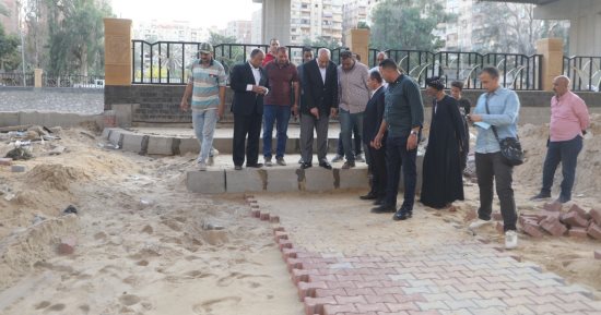 محافظ الجيزة يتابع أعمال التغطية بكبارى الشيشينى وفلفلة والمنشية على ترعة المريوطية