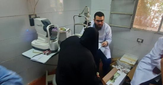 الكشف الطبى على 1511 شخصا فى قافلة طبية لجامعة الأزهر الشريف بمدينة رأس غارب