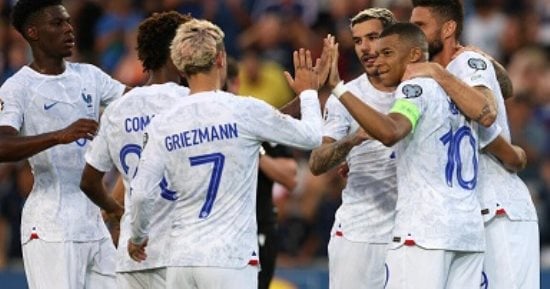 التشكيل المتوقع لمنتخب فرنسا ضد أيرلندا اليوم فى تصفيات يورو 2024