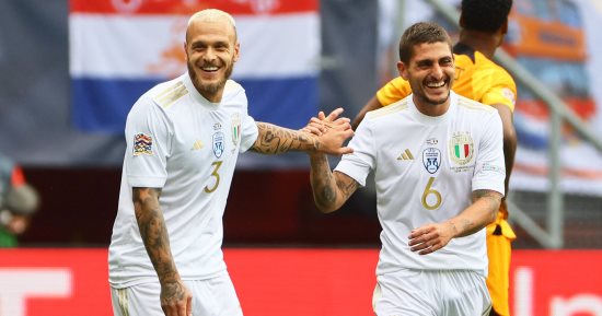منتخب إيطاليا يحقق برونزية دورى الأمم الأوروبية على حساب هولندا