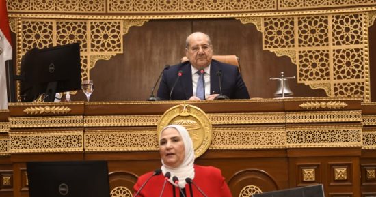 وزيرة التضامن لـ"الشيوخ": الوزارة بصدد إطلاق استراتيجية بشأن التعاونيات  