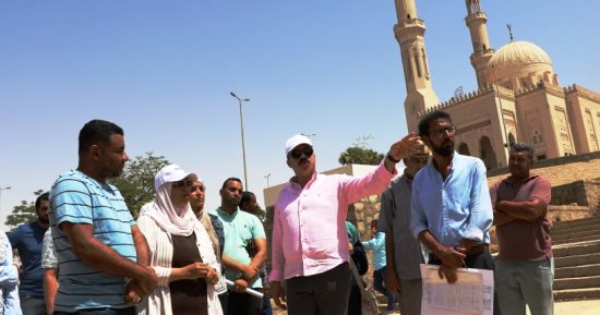 محافظ أسوان: 90% نسبة تنفيذ مشروع تطوير منطقة الطابية التاريخية
