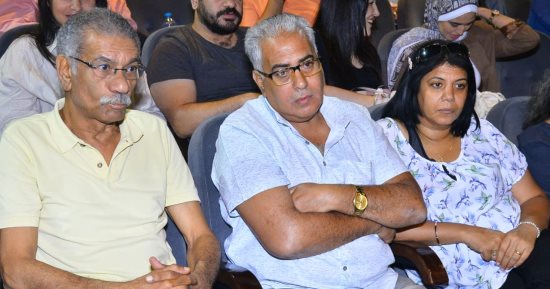 سيد رجب وسلوى محمد على بندوة أفلام نادى سينما المرأة