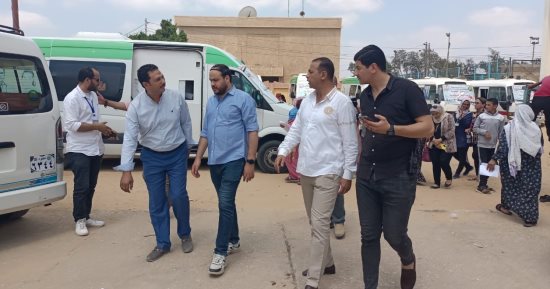 الكشف على 1134 حالة لقافلة طبية بمركز شباب أبوقاسم بالقصاصين ضمن مبادرة "حياة كريمة"