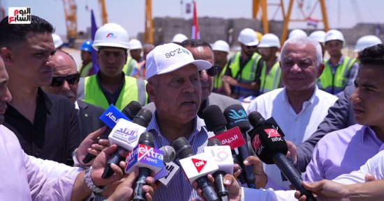 وزير النقل: ميناء العريش ممر لوجيستى له عوائد اقتصادية عديدة.. فيديو
