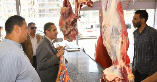 توفير ذبائح بسعر 195 جنيها للكيلوجرام ولحوم مجمدة بـ160 فى الغربية