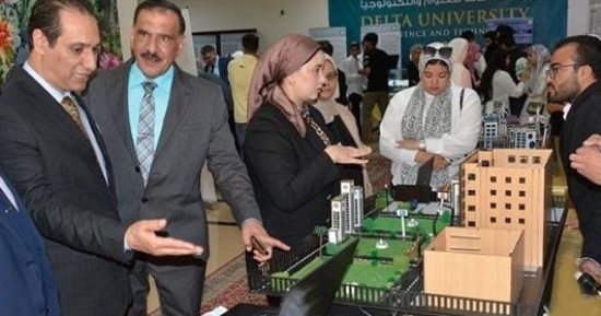 معرض لابتكارات طلاب كلية الذكاء الاصطناعى بجامعة الدلتا