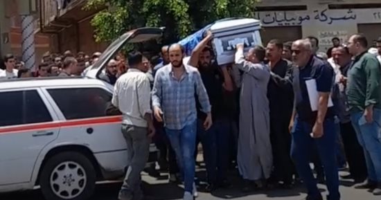 اهالى الشرقية يشيعون جثمان معيد كلية العلوم المتوفى بأمريكا