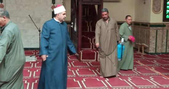 "أوقاف جنوب سيناء" تبدأ حملة نظافة بالمساجد استعدادا لصلاة عيد الأضحى.. صور