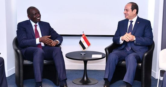 الرئيس السيسى يؤكد حرص مصر على تطوير علاقاتها مع جنوب أفريقيا فى مختلف المجالات وتعظيم الاستفادة مما تتمتع به الدولتان من إمكانات وقدرات كبيرة.. "رامافوزا" يعرب عن تقديره للدور المصرى على الساحة الأفريقية
